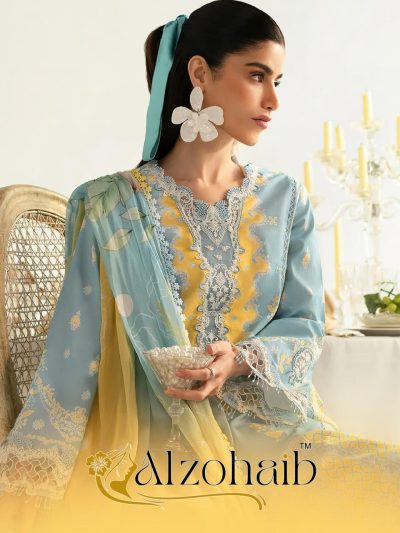 ALZOHAIB AZ-1294 TO AZ-1300 PAKISTANI SUITS