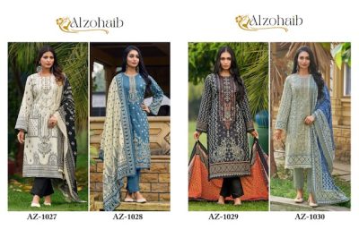 ALZOHAIB BIN SAEED PURE COTTON PAKISTANI SUITS