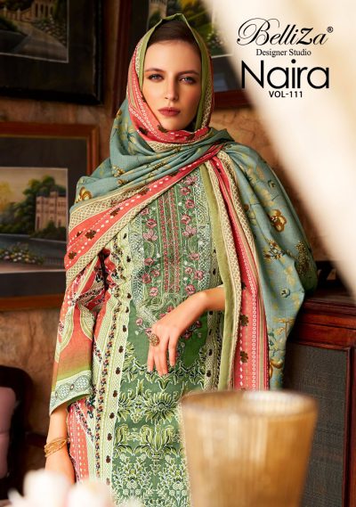 BELLIZA NAIRA VOL 111 COTTON PRINTED SUITS SUPPLIER