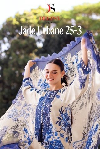 DEEPSY SUITS JADE URBANE 25-3 PAKISTANI SUIT CATALOG