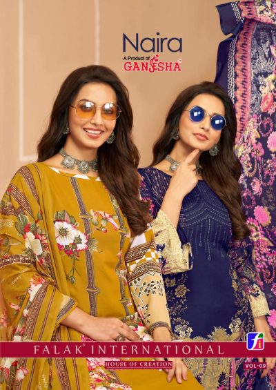 GANESHA NAIRA VOL 1 KARACHI SUITS WHOLESALER