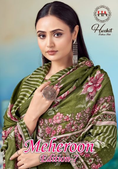 HARSHIT MEHEROON EDITION 7 PURE VISCOSE SUITS