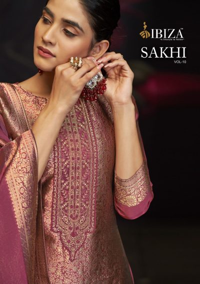 IBIZA SAKHI VOL 10 PURE BANGLORY SILK SUITS SUPPLIER