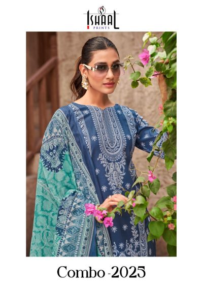ISHAAL PRINTS GULMOHAR COMBO 2025 COTTON SUITS