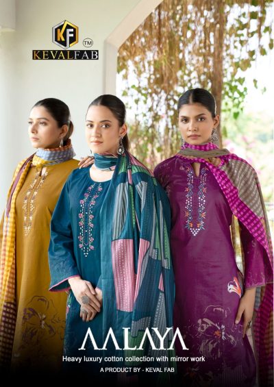 KEVAL FAB AALAYA LUXURY LAWN SUITS COLLECTION