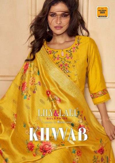 LILY & LALI KHWAB READYMADE HANDWORK KURTIS