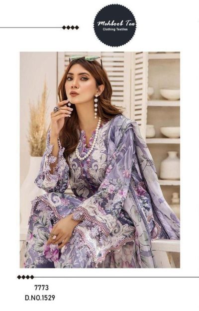 MEHBOOB TEX PURE COTTON PRINTED SUITS SUPPLIER