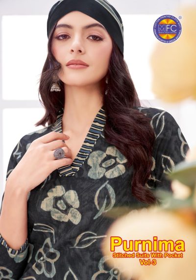 MFC PURNIMA VOL 3 COTTON PRINTED DRESS MATERIAL