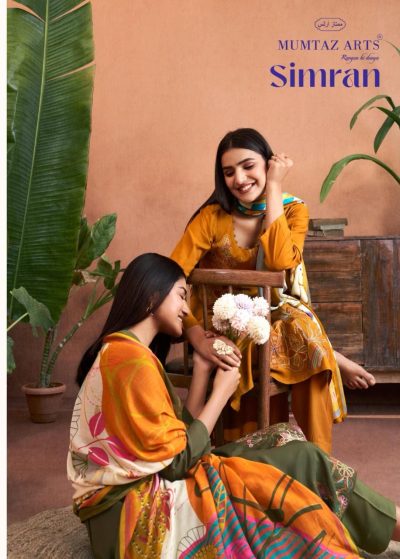 MUMTAZ ARTS SIMRAN PURE VISCOSE MUSLIN SUITS