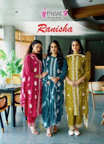 MYSTIC 9 RANISHA VOL 1 RAYON READYMADE KURTI