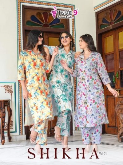 MYSTIC 9 SHIKHA VOL 1 DIGITAL PRINTED CO ORD SET