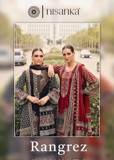 NISANKA RANGREZ PURE LAWN EMBROIDERY SUITS