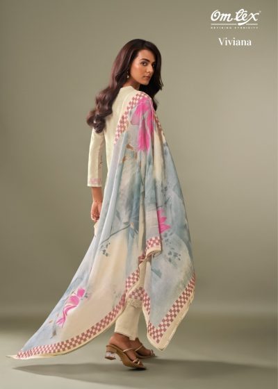 OMTEX VIVIANA COTTON SILK EMBROIDERY SUITS
