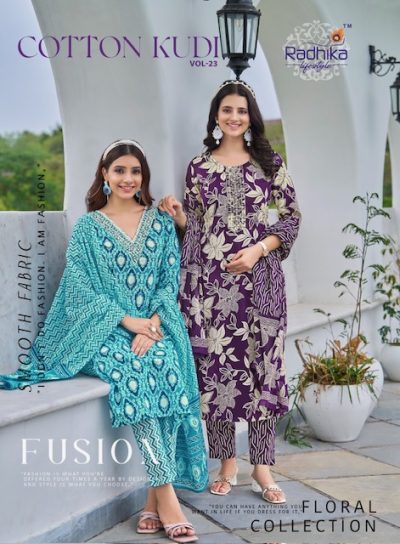RADHIKA LIFESTYLE COTTON KUDI VOL 22 KURTIS SUPPLIER