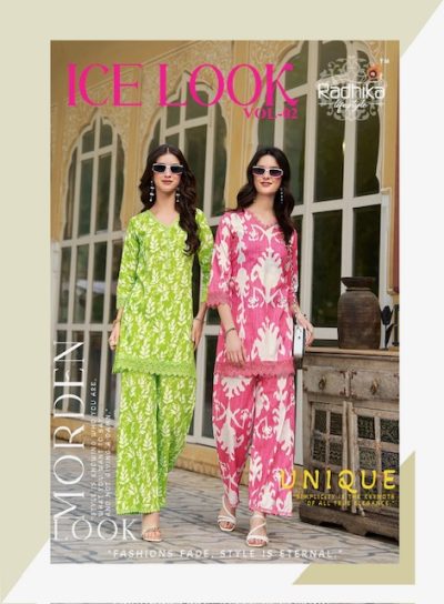RADHIKA LIFESTYLE ICE LOOK VOL 1 COTTON CO ORD SET