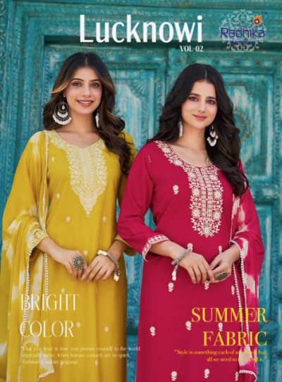 RADHIKA LIFESTYLE LUCKNOWI VOL 2 RAYON KURTI