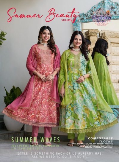 RADHIKA LIFESTYLE SUMMER BEAUTY VOL 5 KURTI