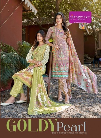 RANGMAYA GOLDY PEARL COTTON PRINTED KURTI