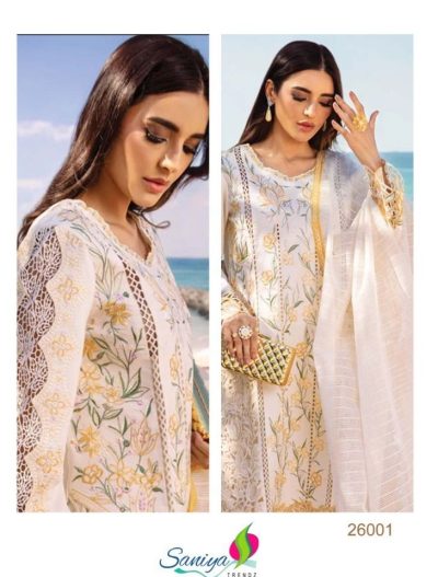 SANIYA TRENDZ RANG RASIYA VOL 26 CHIKANKARI SUITS