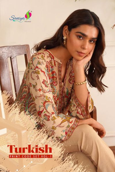 SANIYA TRENDZ TURKISH PRINT CO ORD SET VOL 1