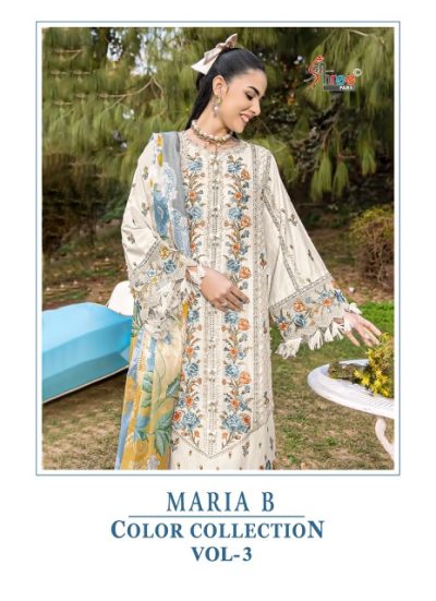 SHREE FABS MARIA B VOL 3 COLOUR COLLECTION SUITS