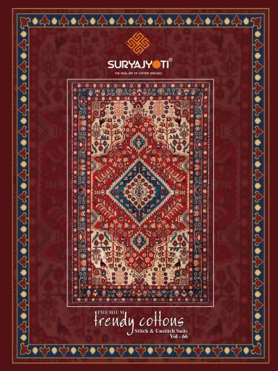 SURYAJYOTI TRENDY COTTONS VOL 66 PRINTED SUITS