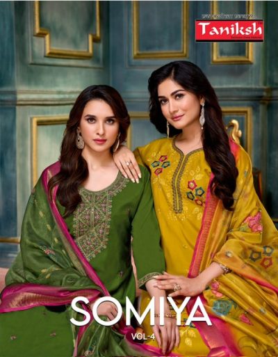 TANIKSH SOMIYA VOL 4 ROMAN EMBROIDERY KURTI