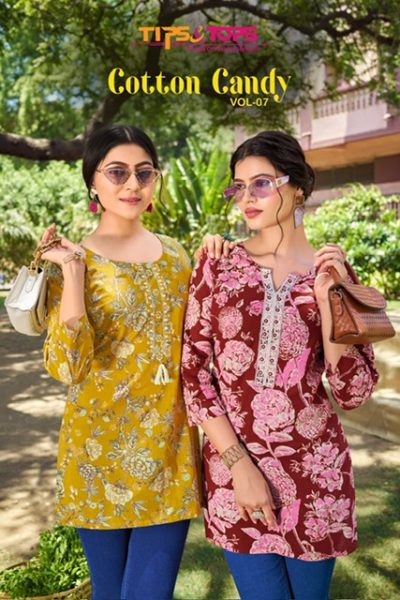 TIPS & TOPS COTTON CANDY VOL 7 READYMADE KURTIS
