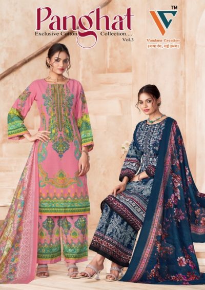 VANDANA‎‎‎‎ CREATION PANGHAT VOL 3 COTTON SUITS