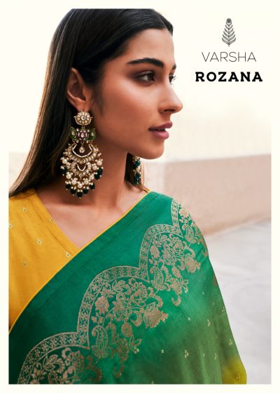 VARSHA ROZANA VISCOSE EMBROIDERY FANCY SUITS