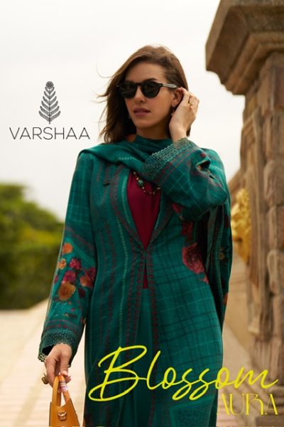 VARSHAA BLOSSOM AURA VISCOSE PASHMINA KURTI