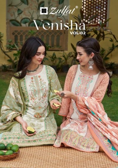 ZULFAT VENISHA VOL 2 PURE COTTON SUITS SUPPLIER