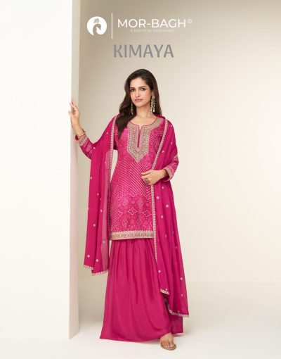 AASHIRWAD CREATION KIMAYA CHINON SILK KURTIS