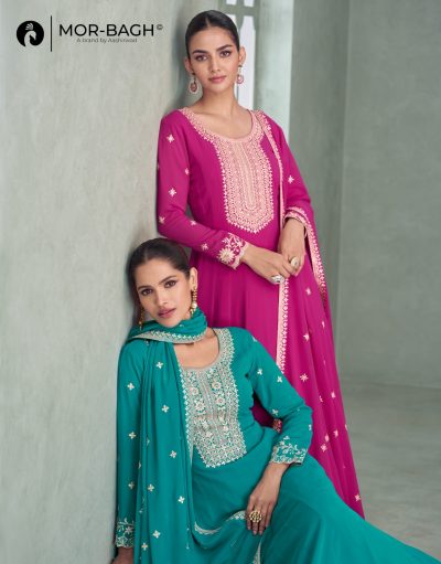 AASHIRWAD MOR BAGH PURVA GEORGETTE SUITS
