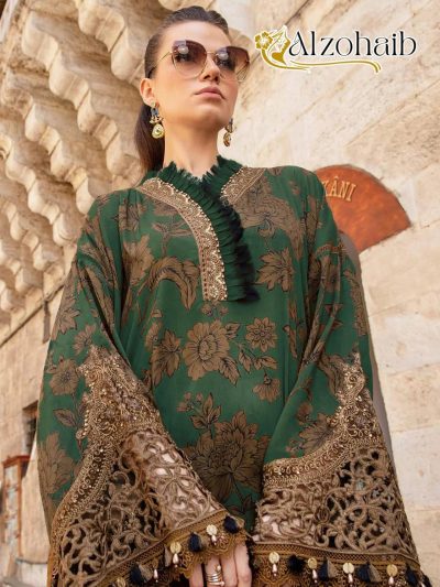 ALZOHAIB AZ 1084-1085 PAKISTANI COTTON SUITS CATALOG
