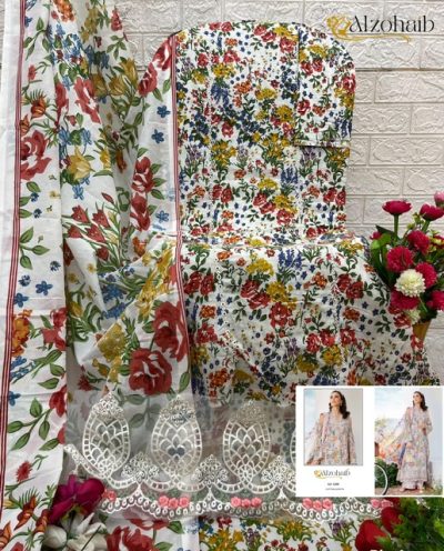 ALZOHAIB D.NO 1288-1289 PAKISTANI SUITS CATALOGUE