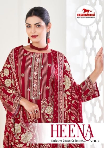 CHETAK FASHION HEENA RAYON PRINTED SUITS