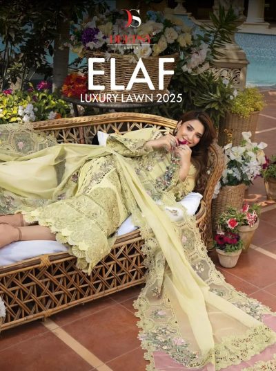 DEEPSY SUITS ELAF LUXURY LAWN 2025 COTTON SUITS