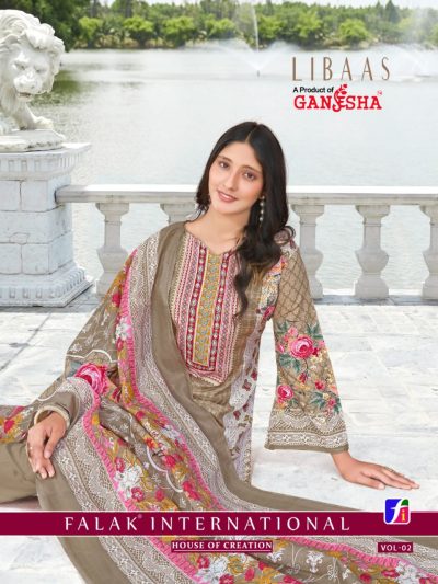 GANESHA LIBAAS VOL 2 DRESS MATERIAL SUPPLIER
