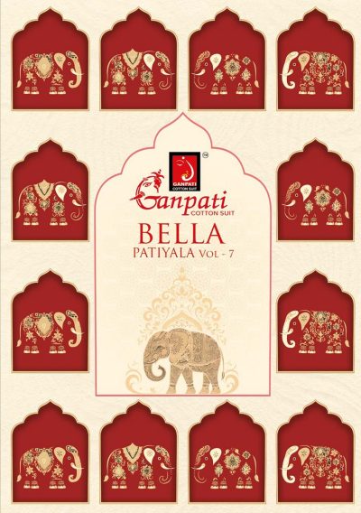 GANPATI BELLA PATIYALA VOL 7 COTTON PRINTED SUITS