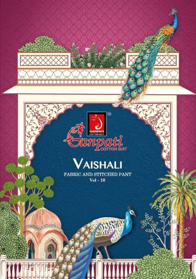 GANPATI VAISHALI VOL 10 COTTON PRINTED KURTIS