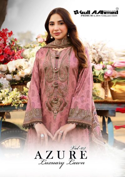 GULL AAHMED AZURE VOL 3 LAWN COLLECTION SUITS