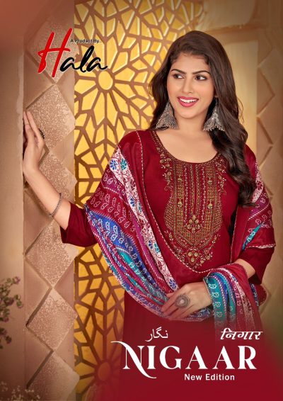 HALA NIGAAR NEW EDITION REYON EMBROIDERY SUITS
