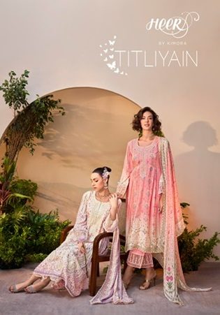 HEER TITLIYAIN PURE MUSLIN PRINTED SUITS CATALOGUE