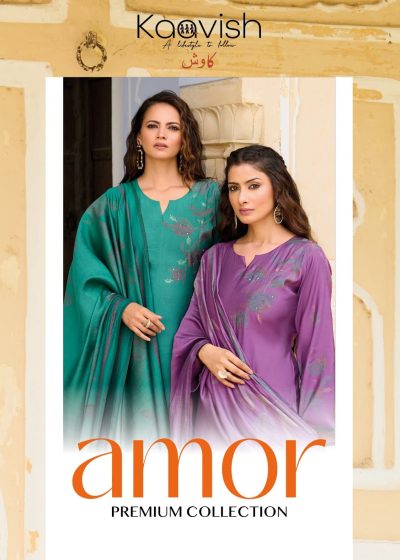 KAAVISH AMOR PURE MUSLIN PRINTED SUITS SUPPLIER