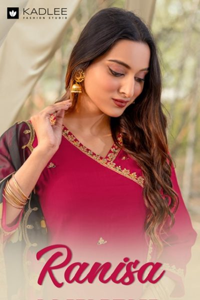 KADLEE RANISA VISCOSE HANDWORK KURTI CATALOGUE
