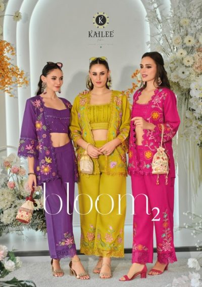 KAILEE FASHION BLOOM VOL 2 PURE VISCOSE CO ORD SET