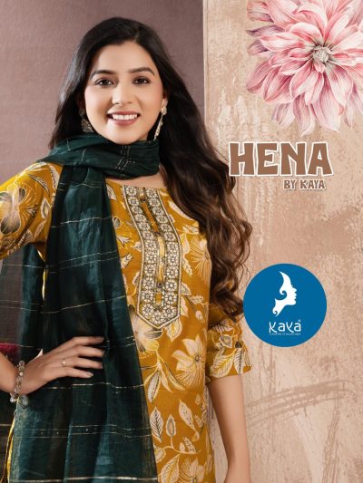 KAYA KURTI HENA READYMADE PRINTED SUITS