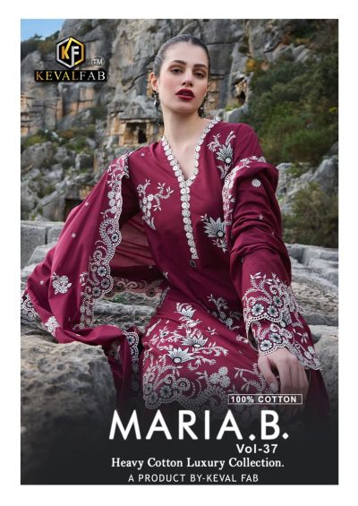 KEVAL FAB MARIA B VOL 37 LAWN PRINTED SUITS