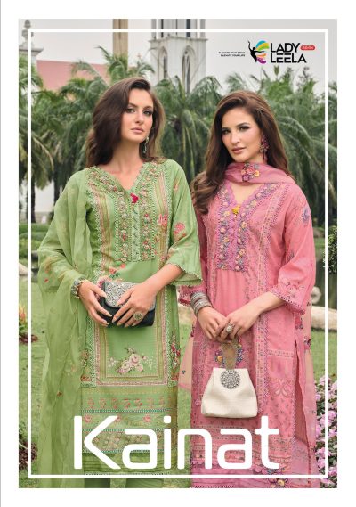 LADY LEELA KAINAT READYMADE HAND WORK KURTIS